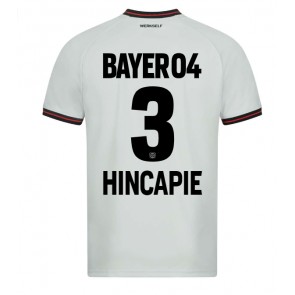 Bayer Leverkusen Piero Hincapie #3 Udebanetrøje 2023-24 Kort ærmer